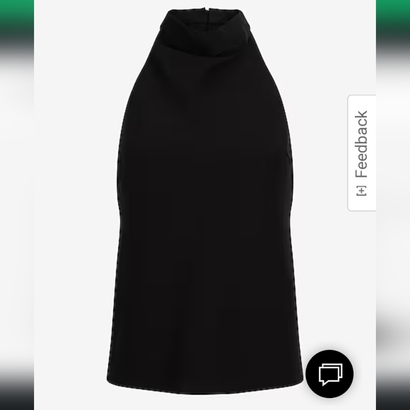 NWT Draped Halter Neck Fringe Back Top XS - Picture 6 of 6